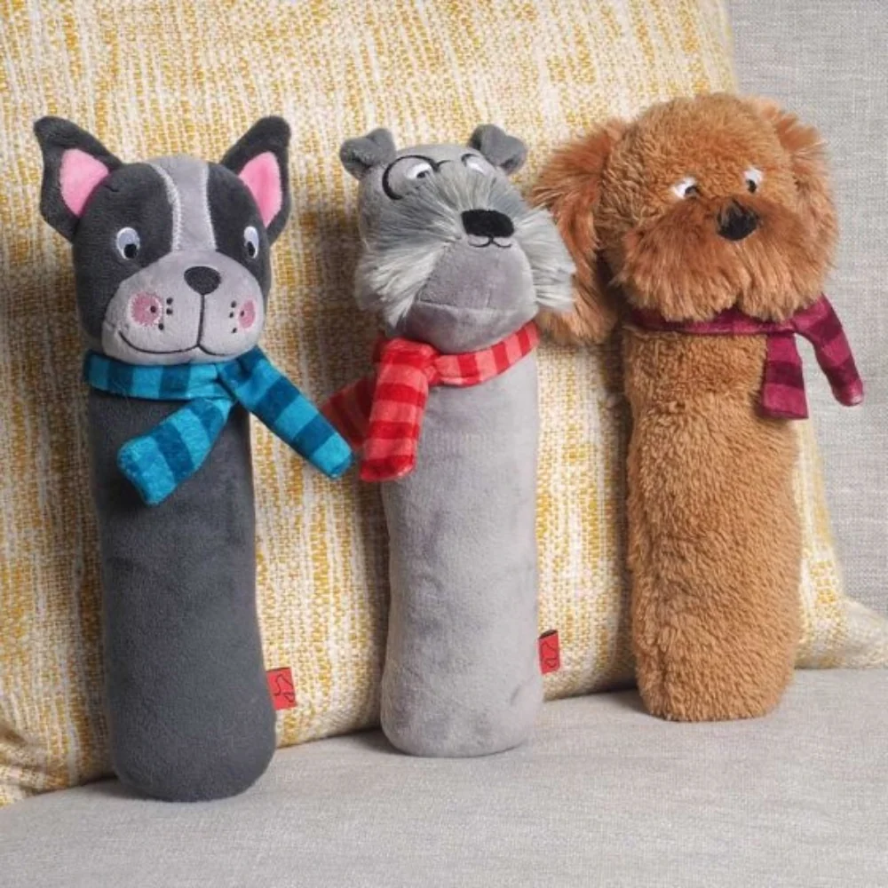 Poochie Sausage Squeaker Dog Toy - Image 4