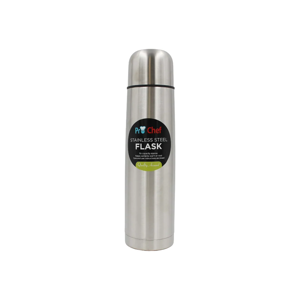 Pro Chef 1L Stainless Steel Flask Vacuum