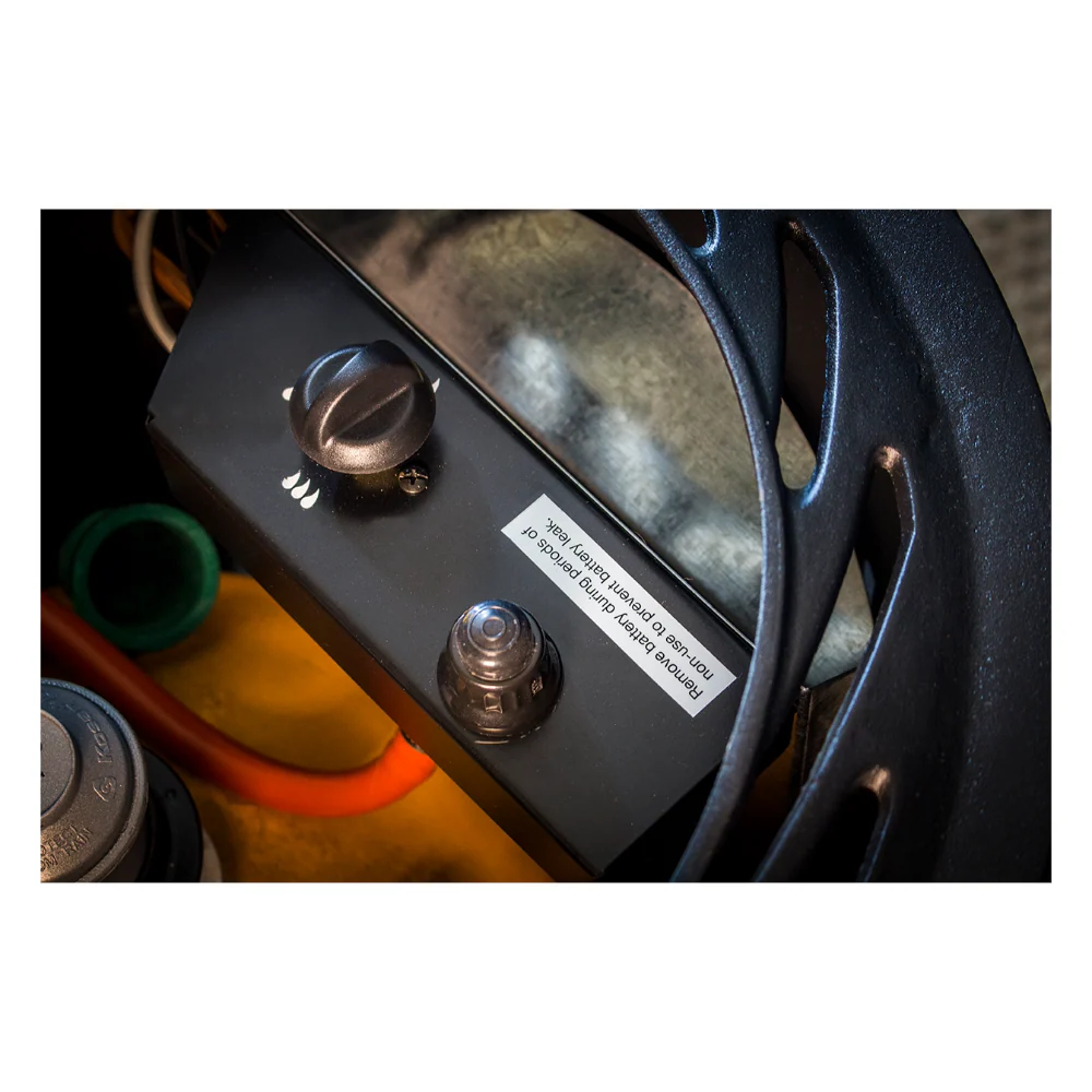 Provence Portable Gas Fire in Matt Black - Image 8