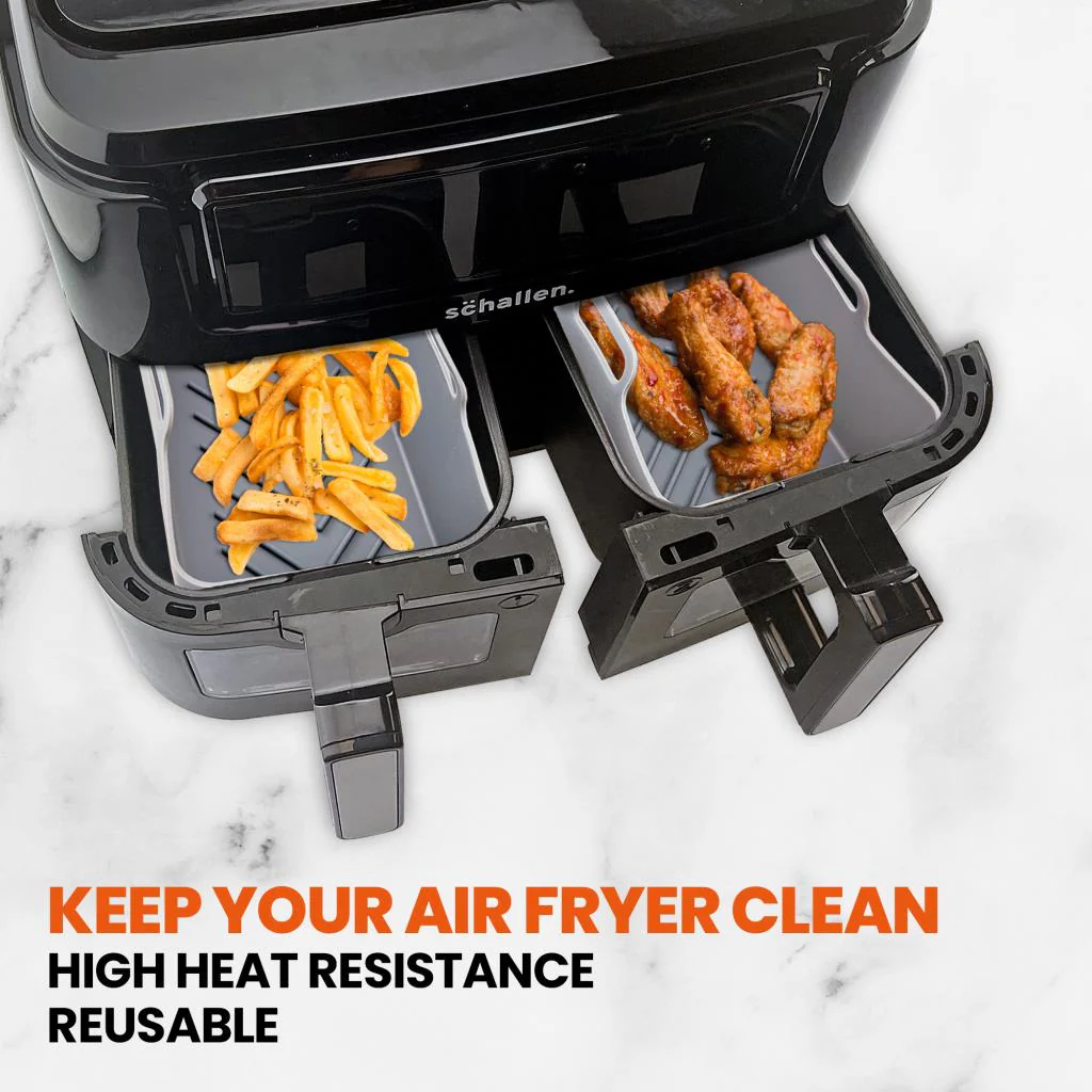 Reusable Silicone Air Fryer Liners 2pk - Image 3