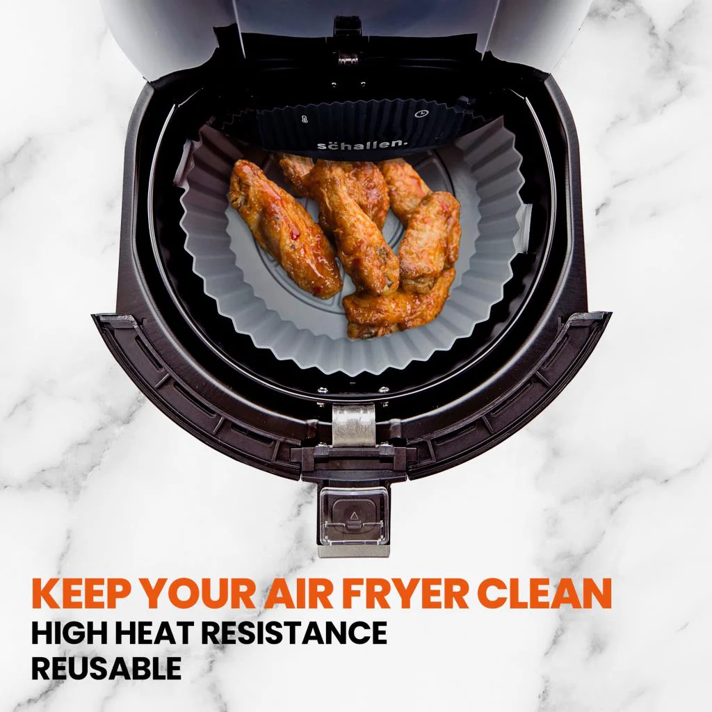 Reusable Silicone Air Fryer Liners 2pk - Image 3