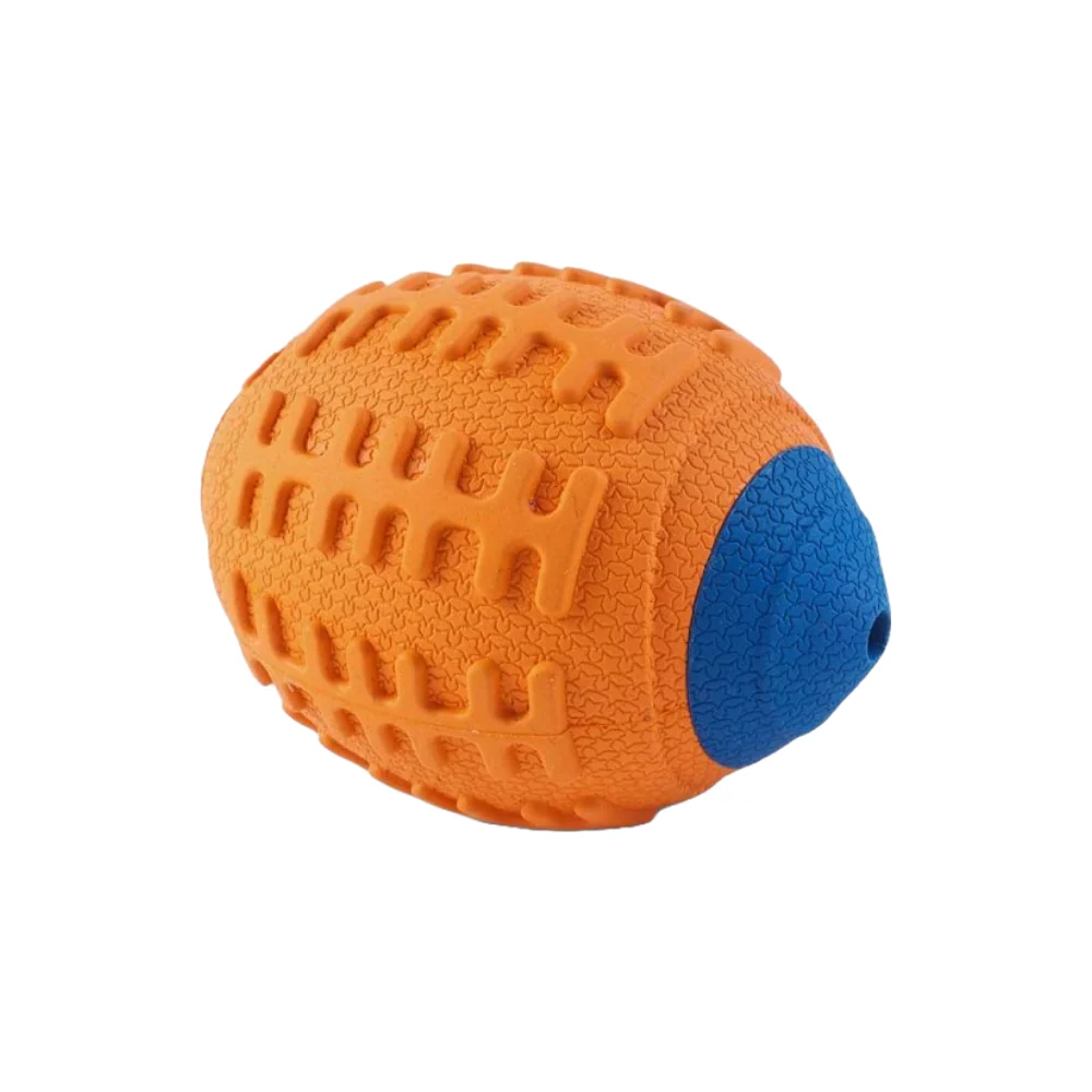 Rubber Squeaky Rugger 9cm