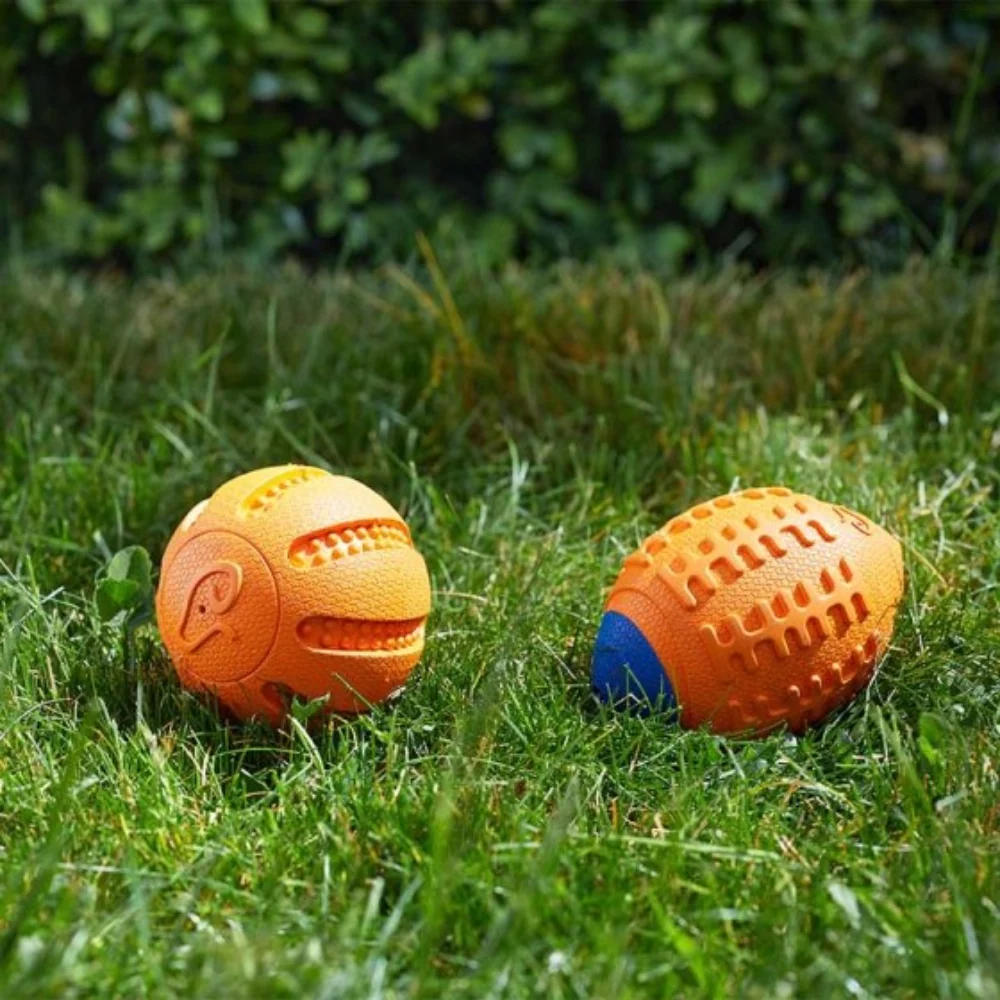 Rubber Squeaky Rugger 9cm - Image 2