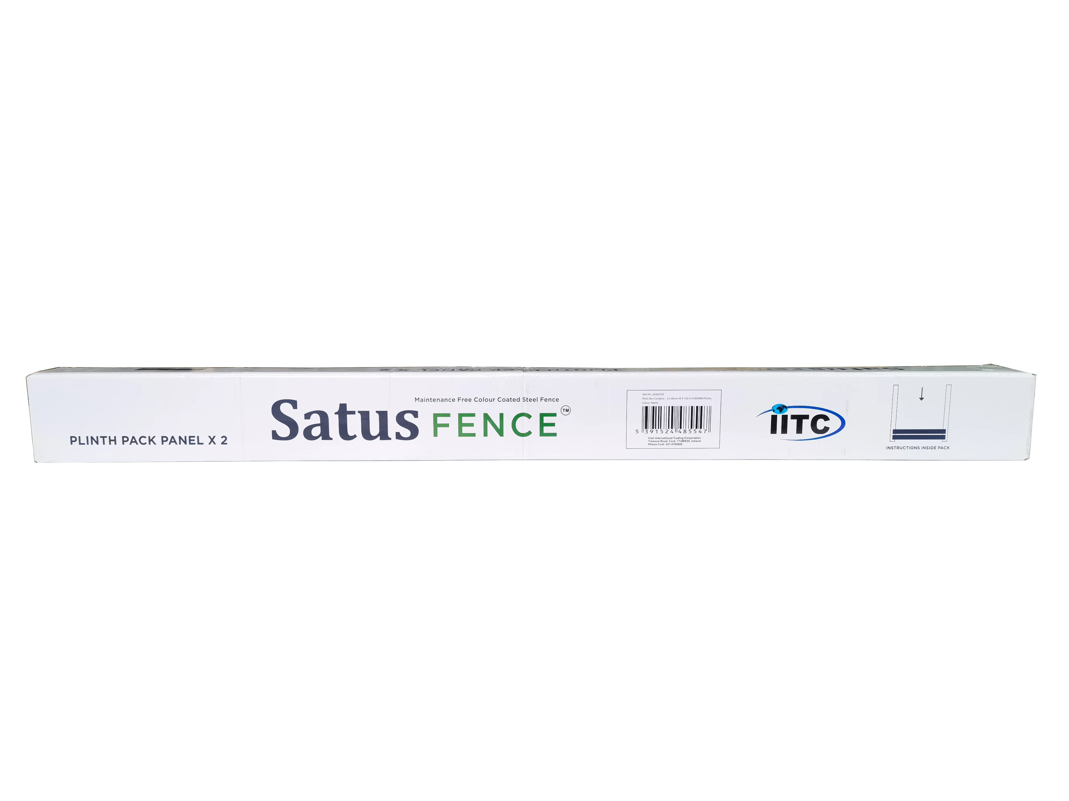 Satus Fence Plinth Pack x 2 Anthracite Grey - Image 3