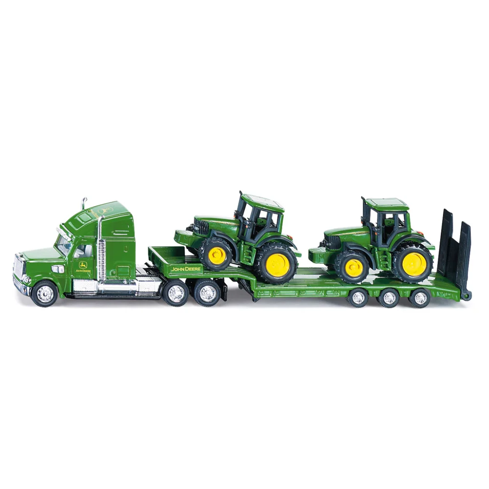 Siku 1:87 John Deere Low Loader with 2 Tractors