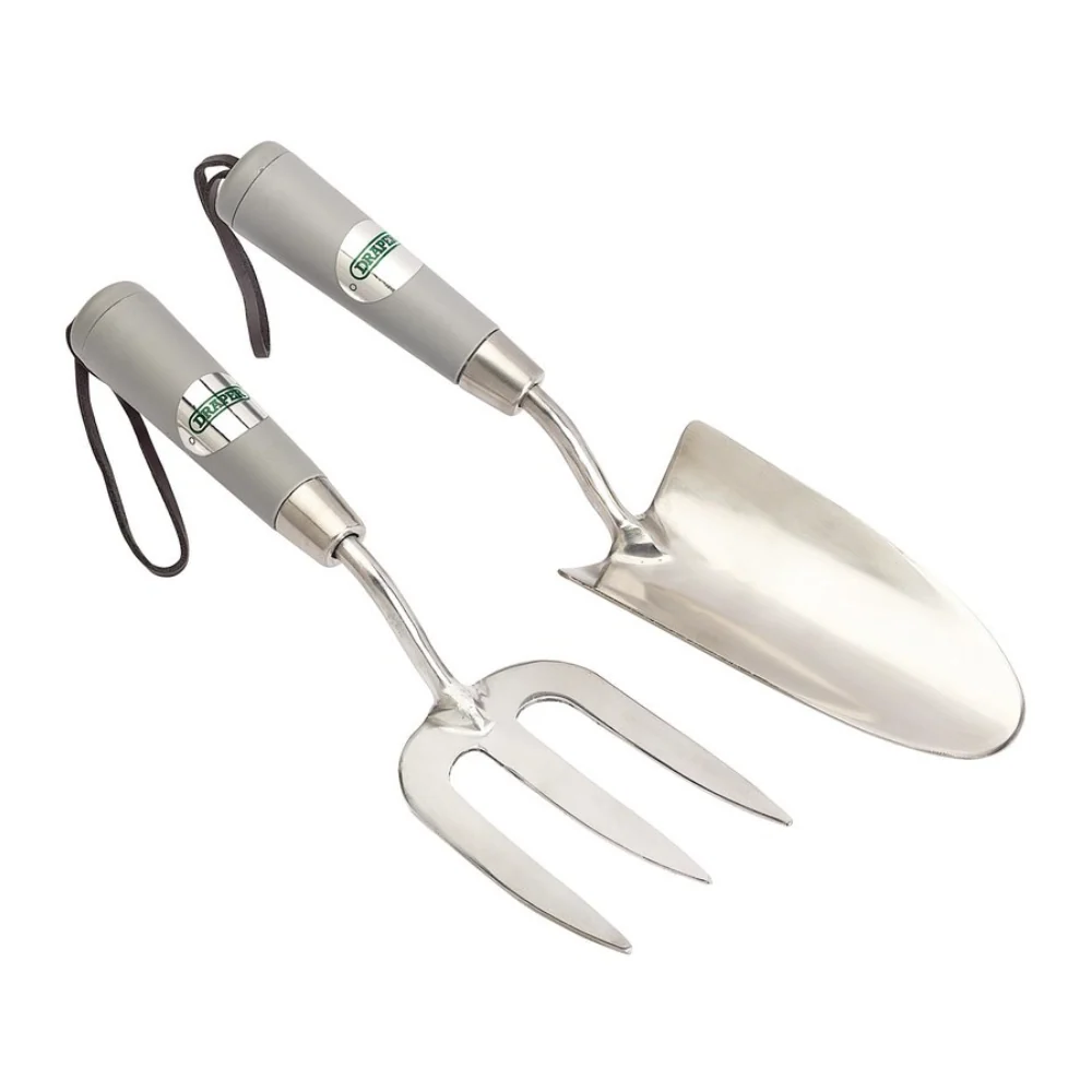 Stainless Steel Hand Fork and Trowel Set