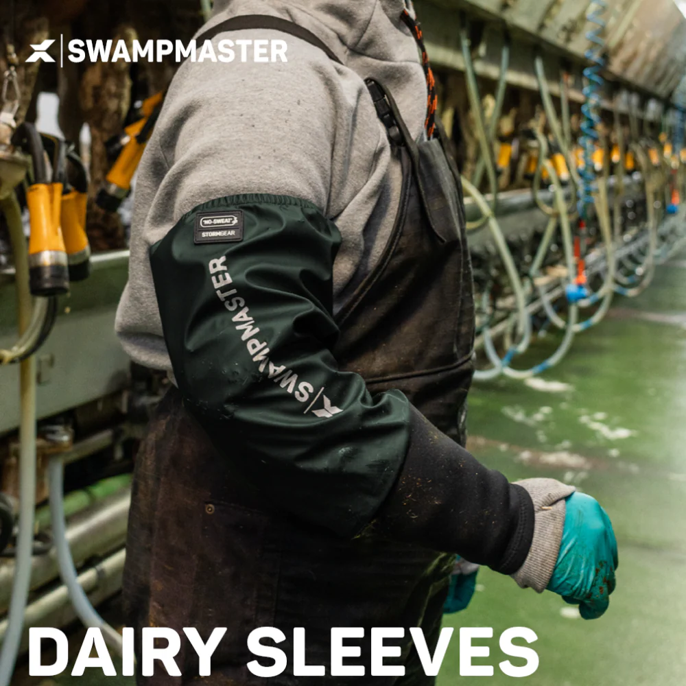 Swampmaster Waterproof Dairy Sleeves Green Size M/L - Image 3