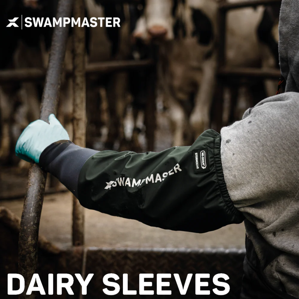 Swampmaster Waterproof Dairy Sleeves Green Size M/L - Image 4