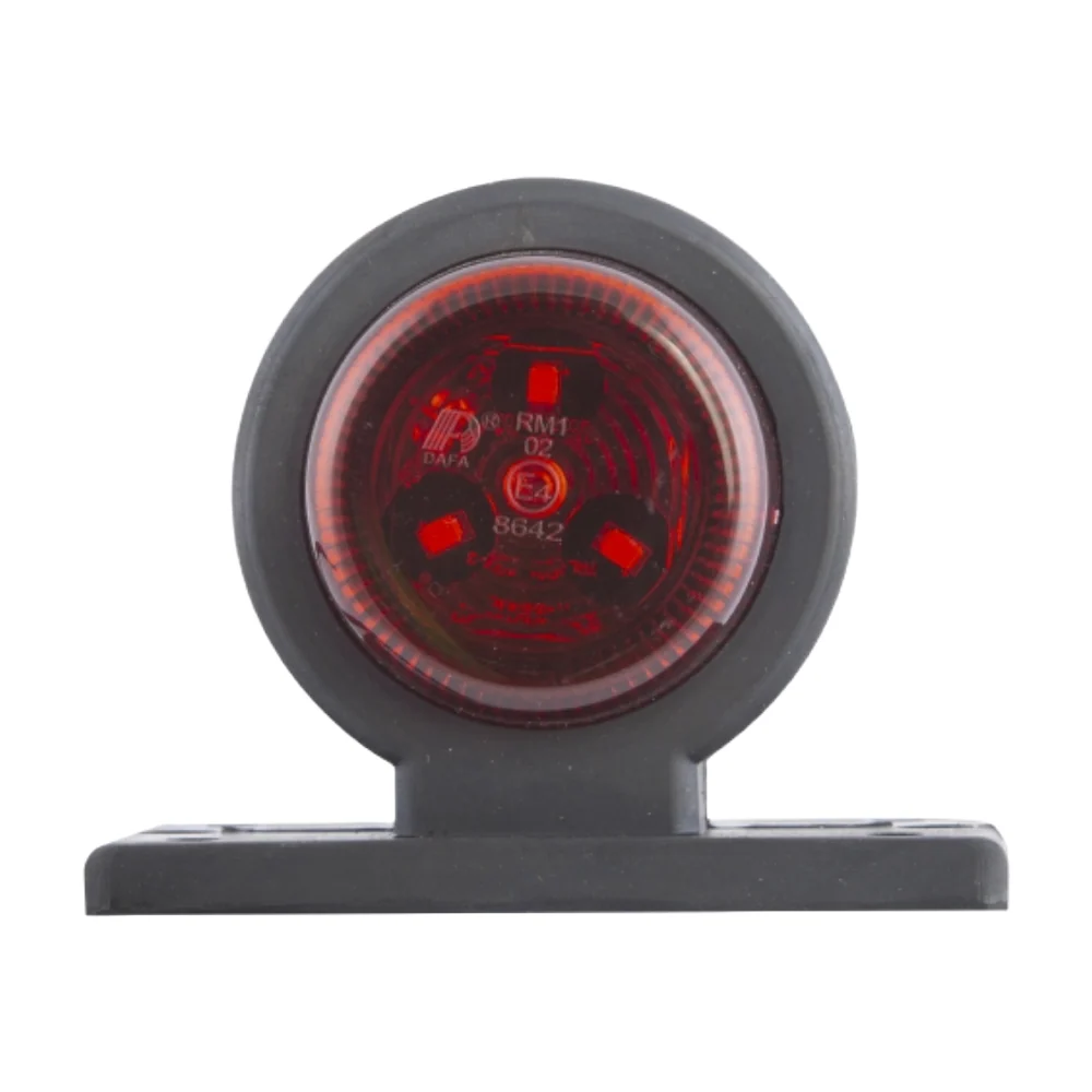 LED Side Mudguard Marker Lamp Red/White - Image 3