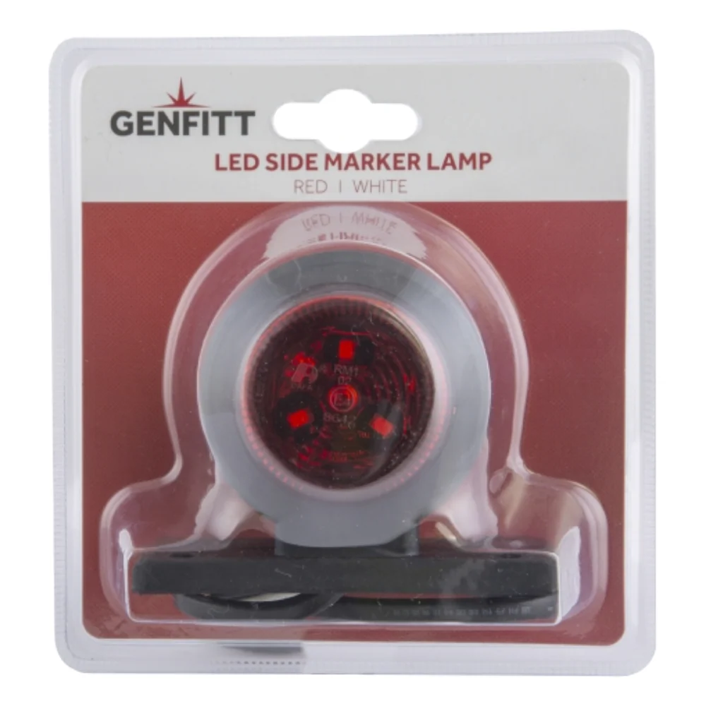 LED Side Mudguard Marker Lamp Red/White - Image 4