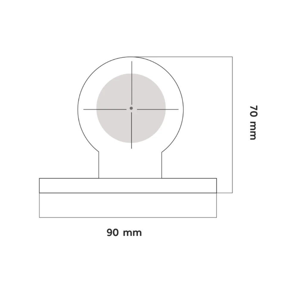 LED Side Mudguard Marker Lamp Red/White - Image 5