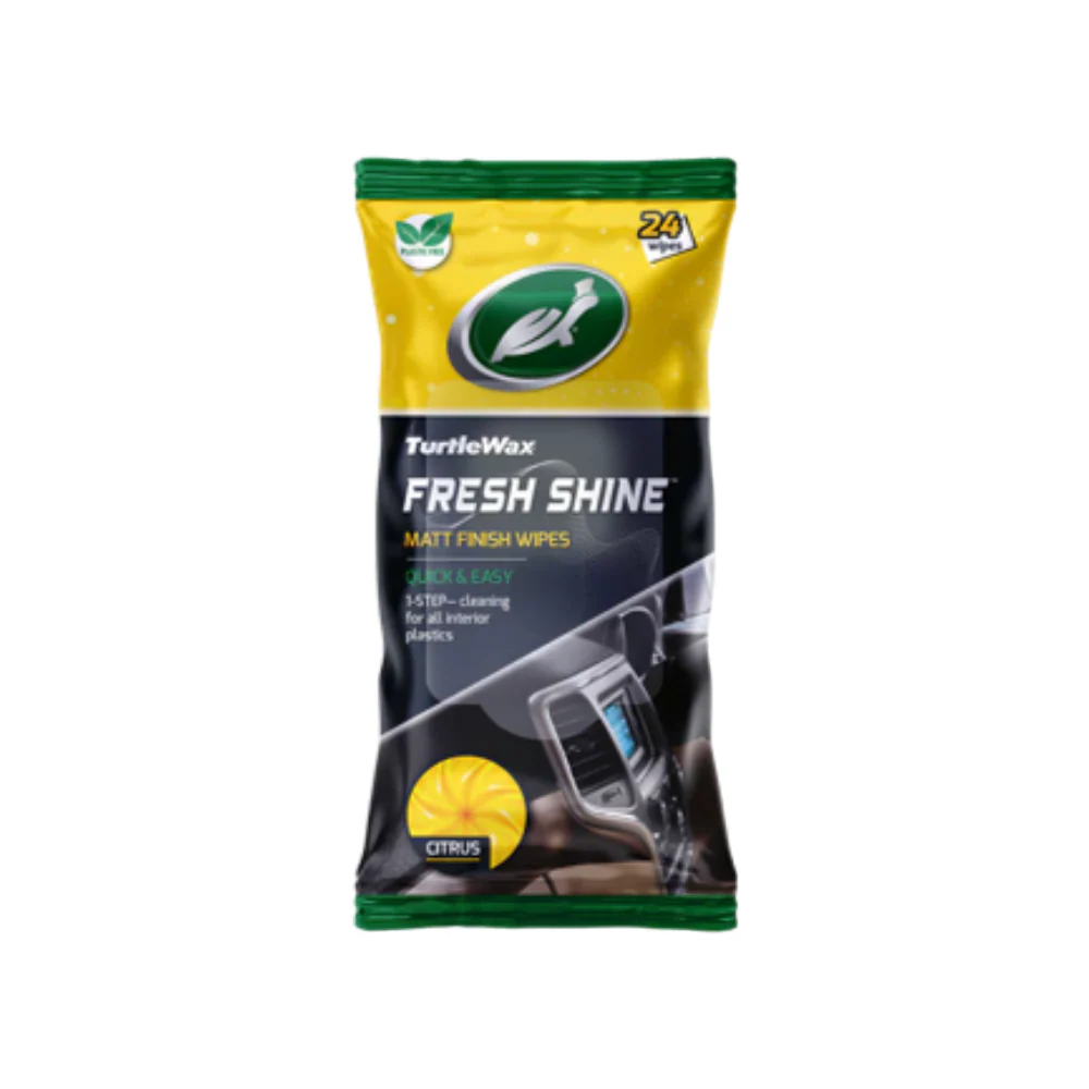 Turtle Wax Fresh and Shine Matt Wipes 24PK