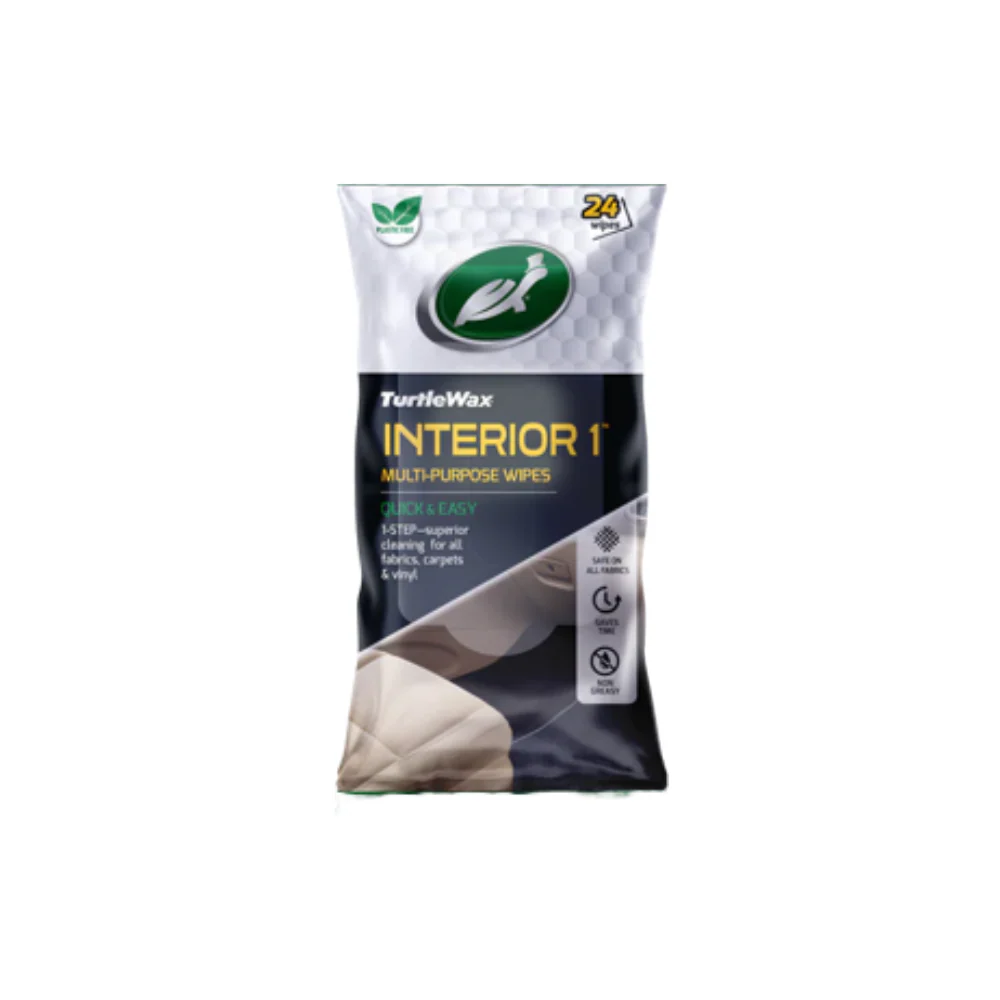 Turtle Wax Interior 1 Multi-Purpose Wipes 24PK