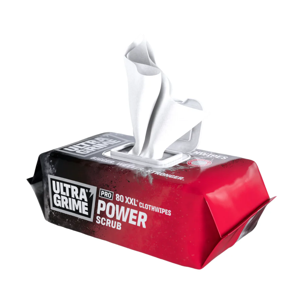 UltraGrime Power Scrub XXL Wipes 80 Pack - Image 2