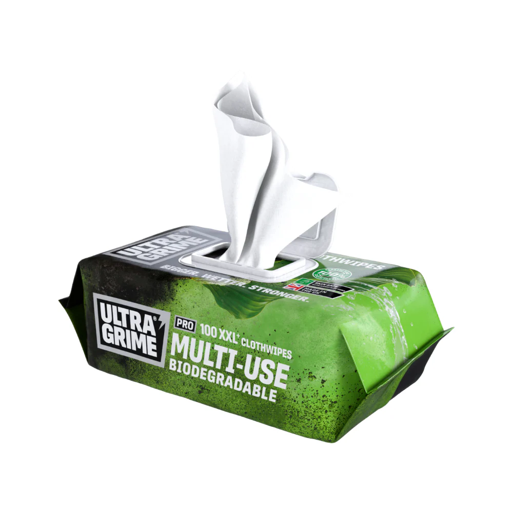 UltraGrime XXL Multiuse Bio Wipes 100 Pack - Image 2