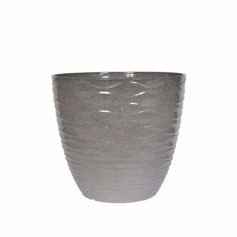 Windmere Glazed Planter Grey 33cm Plant Pot