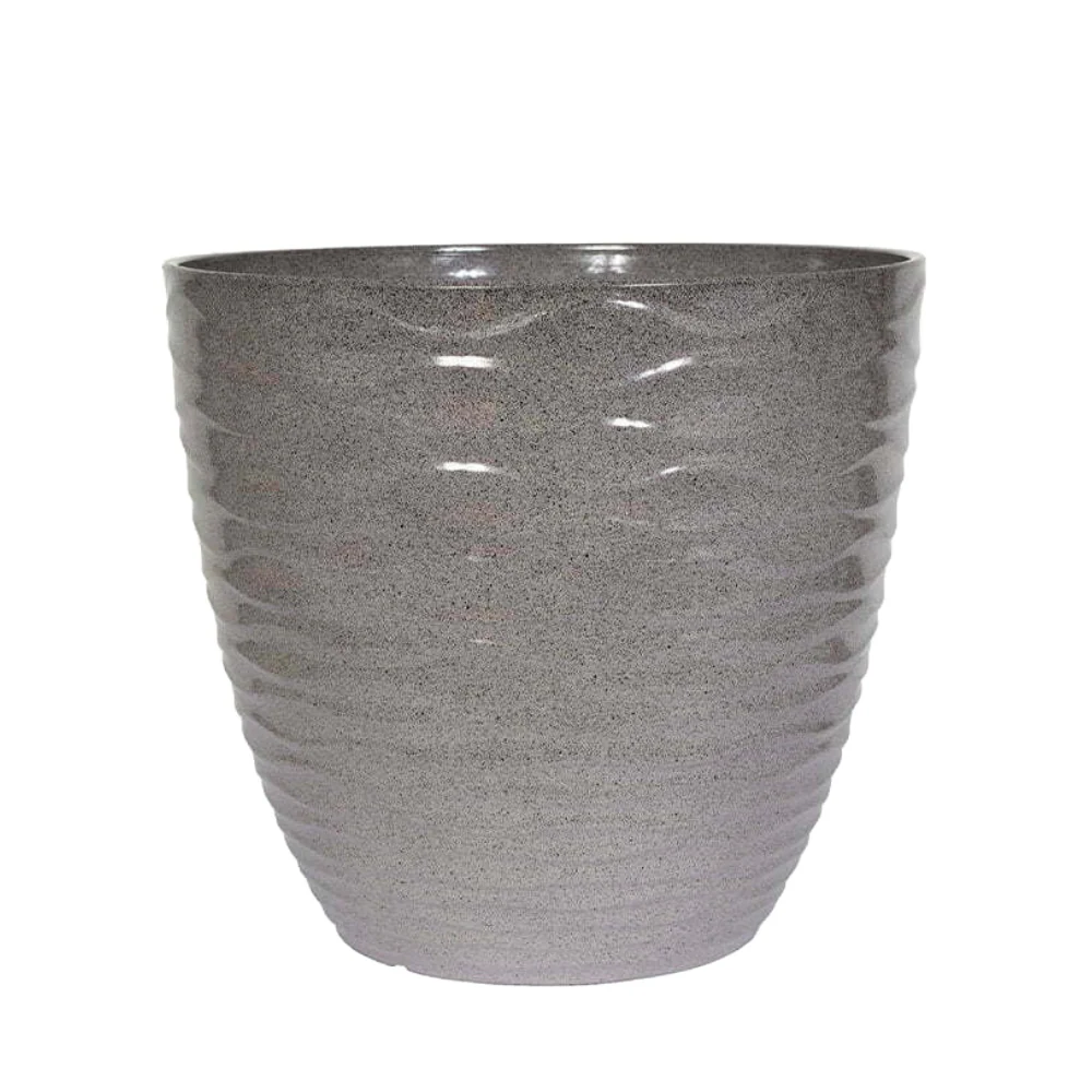 Windmere Glazed Planter Grey 38cm Plant Pot