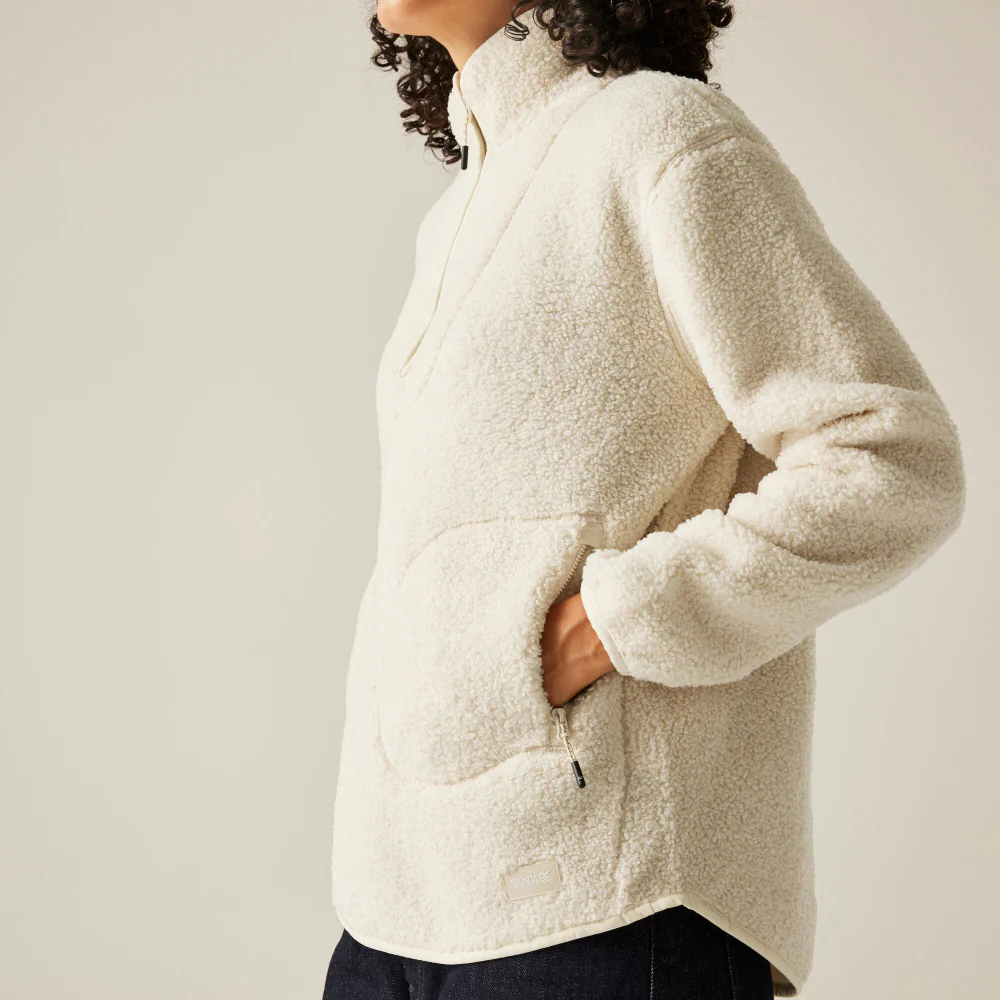 Women's Regatta Frankie Borg Half Zip Fleece - Image 4