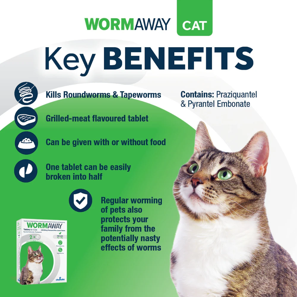 Wormaway Cat Tab 2's - Image 3