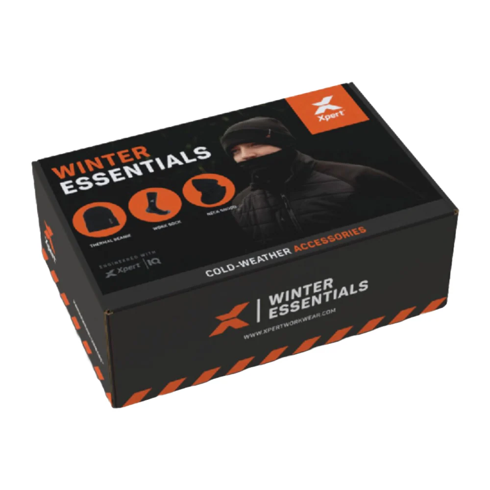 Xpert Winter Essentials Set Socks, Hat & Snood Black - Image 2